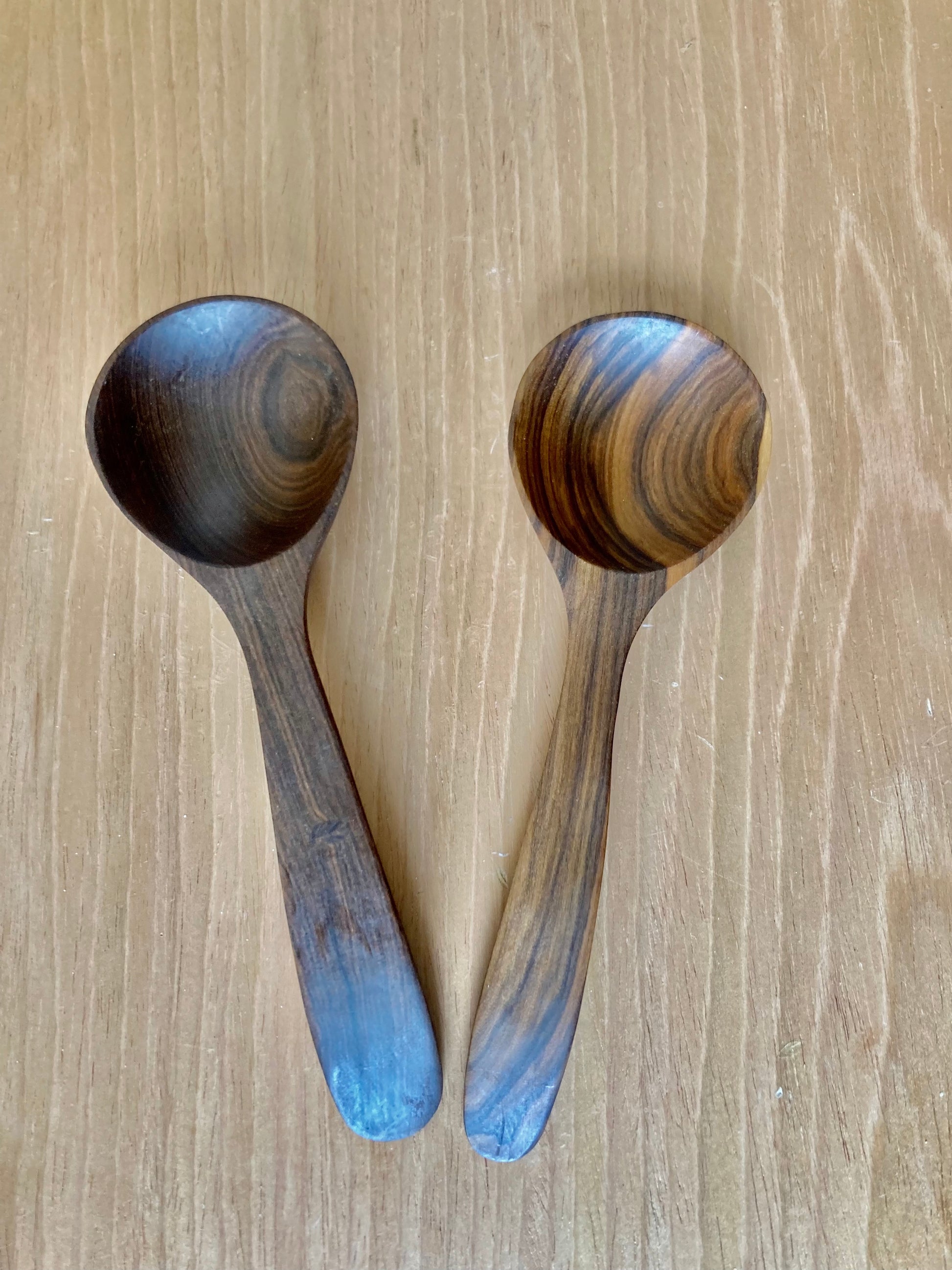 Spoon - Wooden Small, hand-carved in Colombia out of Curari wood